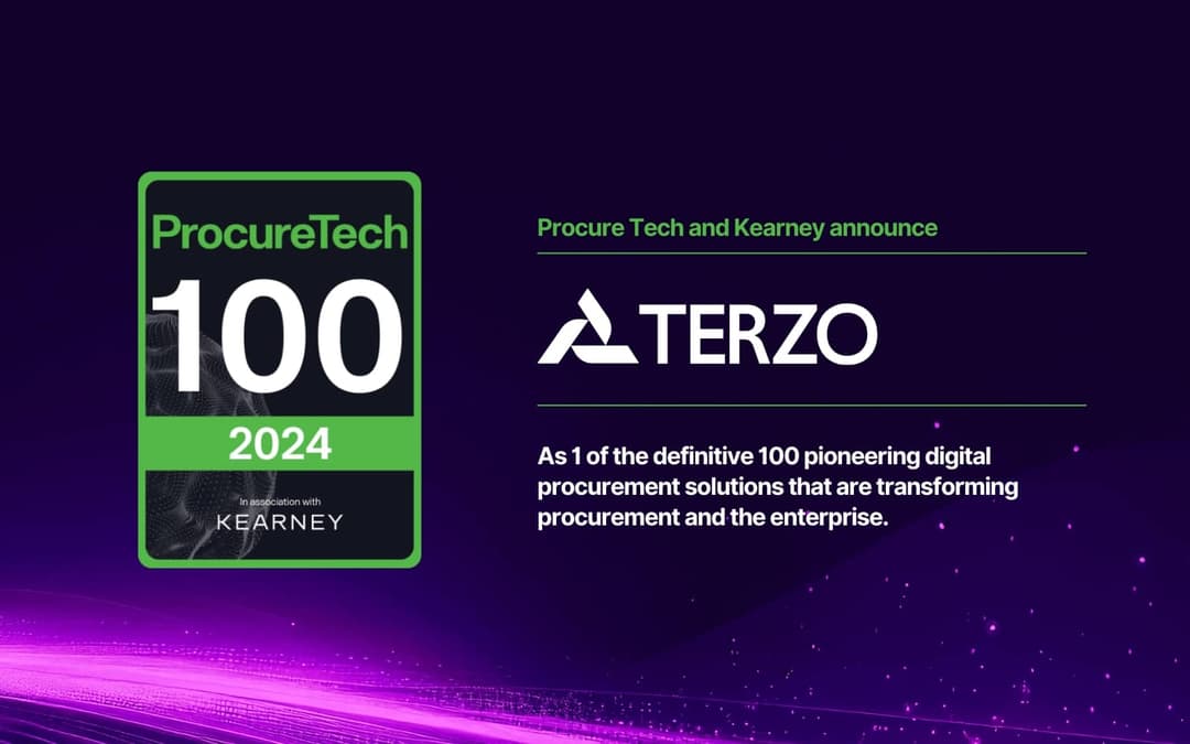 Terzo Recognized for 4th year running in the 2024 ProcureTech Top 100: Proudly Making Data Dance in Procurement